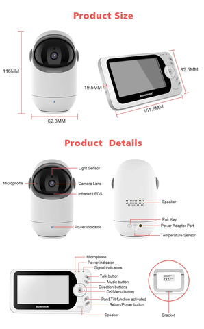 ViewGuard 4.3-Inch Wireless Video Baby Monitor