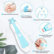 SilentGlow Baby Nail Trimmer & Polisher