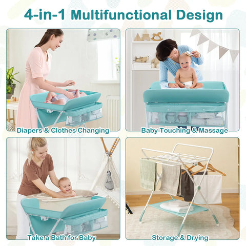 Babyjoy 4-in-1 Folding Baby Changing Table
