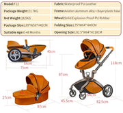 LuxBlend 2-in-1 Premium Stroller
