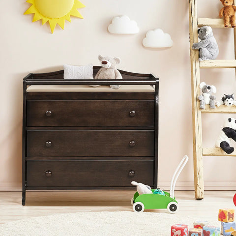 3 Drawer Baby Changing Table